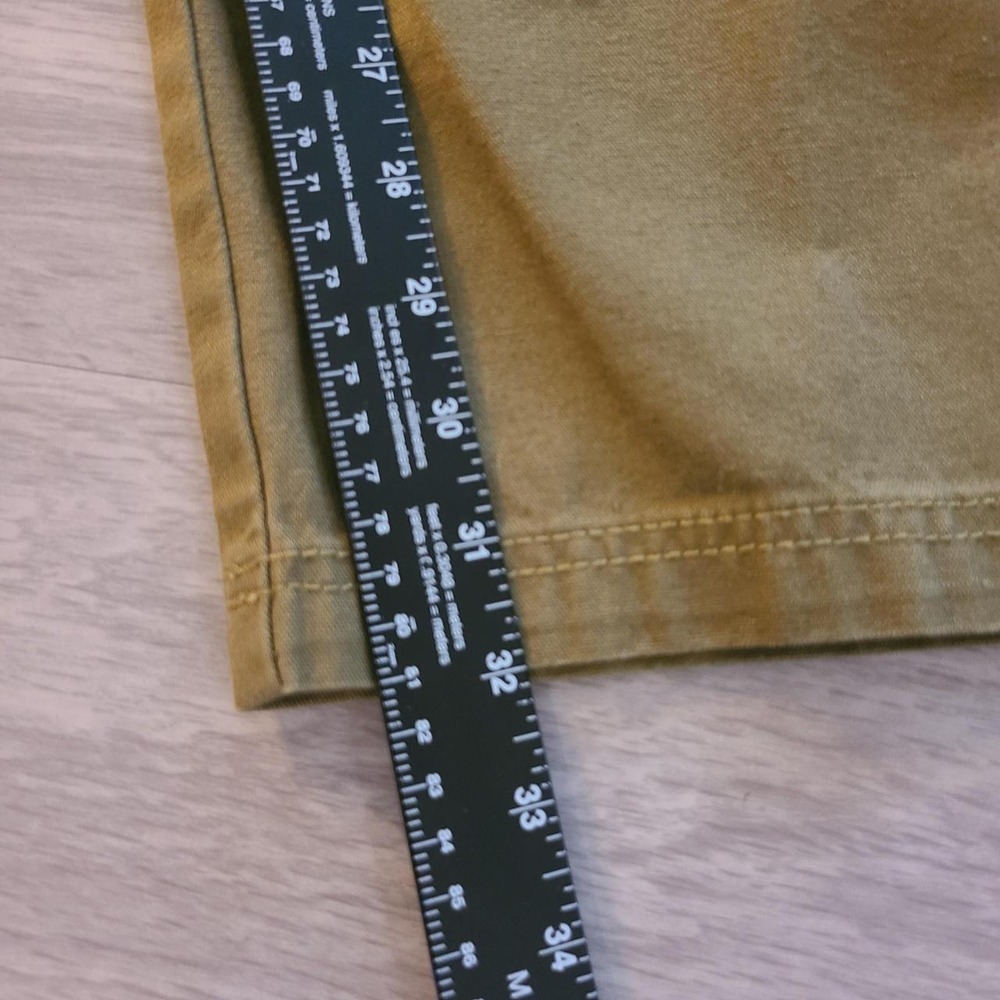 Von Dutch Men's 36x32 Double Knee Carpenter Jeans Spellout Logo Olive Green NWT - Picture 7 of 7